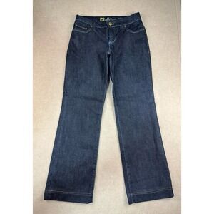 Anne Klein AK Jeans Women's 4/26 Bootcut Gold Rivet Mid Rise‎ Limited Edition
